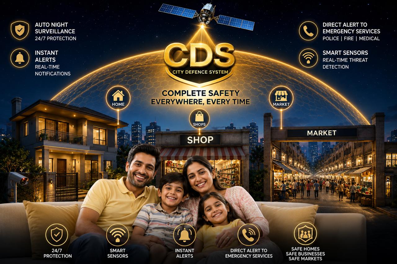 CDS Secure complete safety everywhere visual for home, shop and market